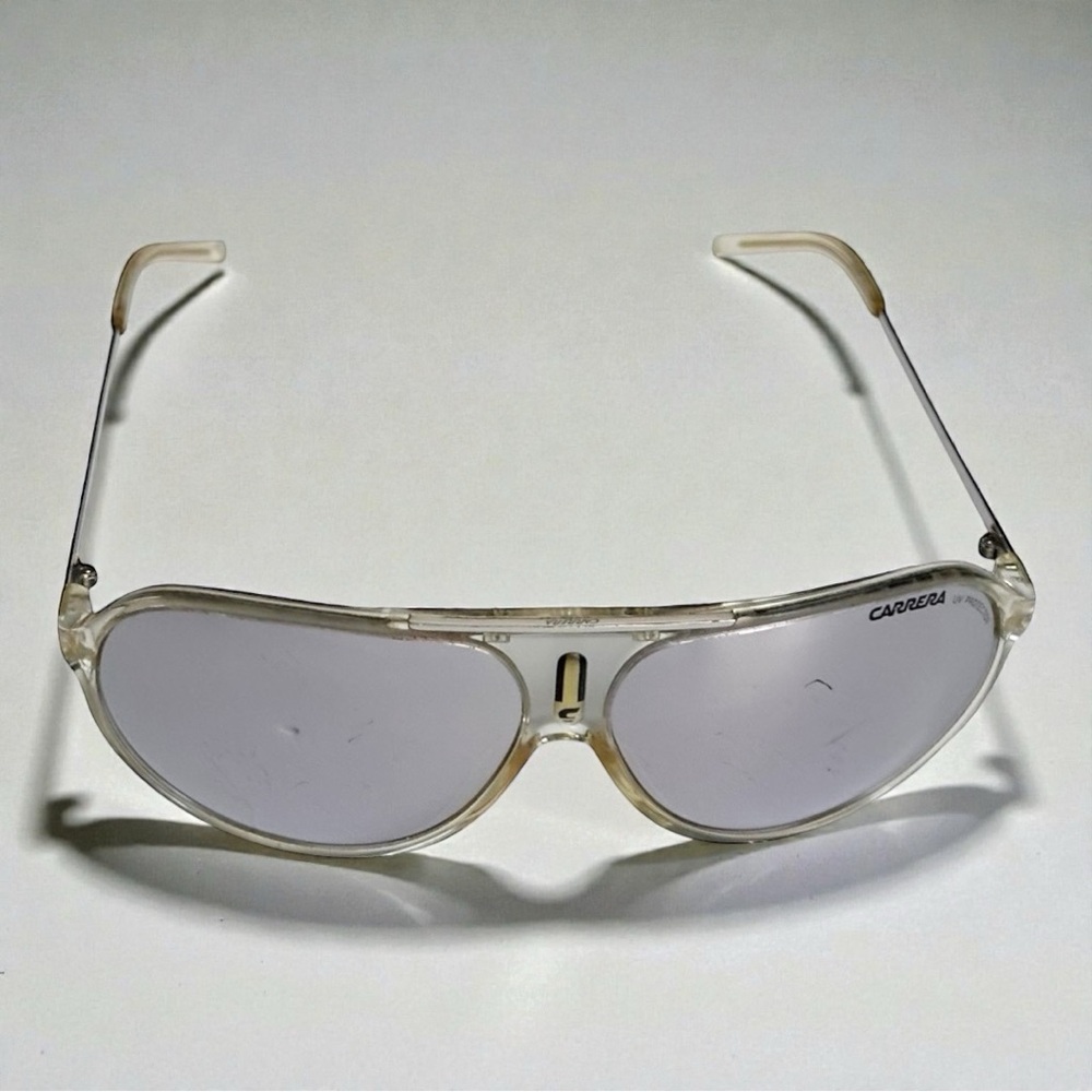 Carrera Hot/S CSA RA 64mm Clear/Black/Palladium mirrored polarized sunglasses